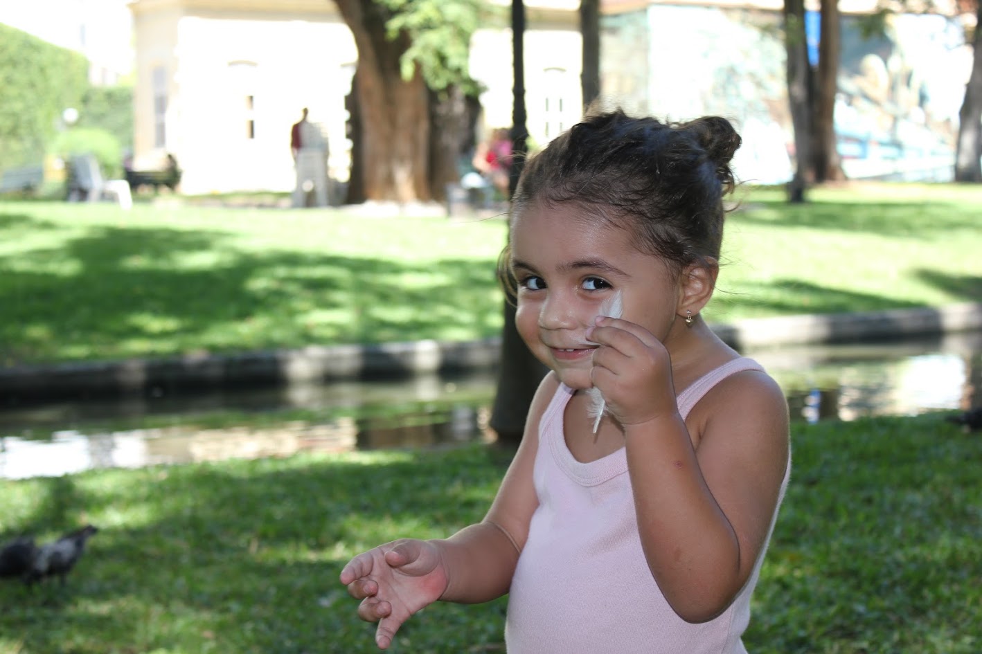 Helena aos 3 anos